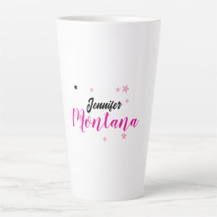Professionell eleganter moderner minimalistischer milchtasse