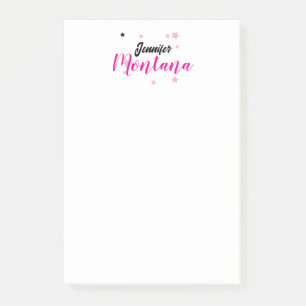 Professionell eleganter moderner minimalistischer post-it klebezettel