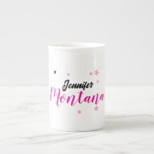 Professionell eleganter moderner minimalistischer prozellantasse