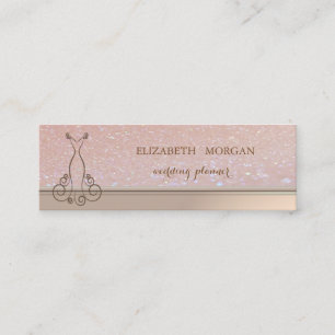 Professionell Elegantes Chic Glitzerndes,Kleid Mini Visitenkarte