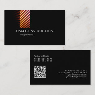 Professionell, Intelligentes Design, QR-Code Vs 3 Visitenkarte