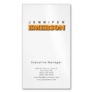 Professionell minimalistisches modernes Design  Magnetische Visitenkarte