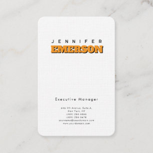 Professionell minimalistisches modernes Design  Visitenkarte