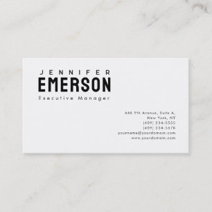 Professionell minimalistisches modernes Design  Visitenkarte