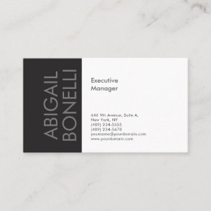 Professionell minimalistisches modernes Design Visitenkarte
