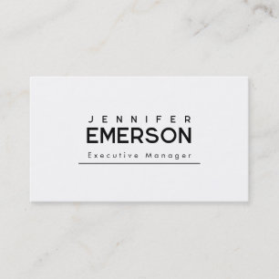 Professionell minimalistisches modernes Design Visitenkarte
