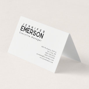 Professionell minimalistisches modernes Design Visitenkarten