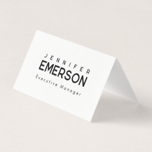 Professionell minimalistisches modernes schlichtes visitenkarten