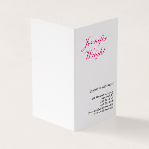 Professionell minimalistisches, schlichtes, elegan visitenkarten