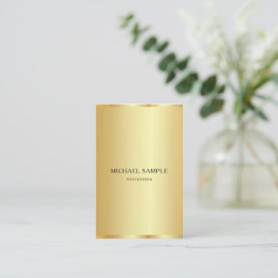 Professionell Modern Elegant Gold Glamourös Visitenkarte