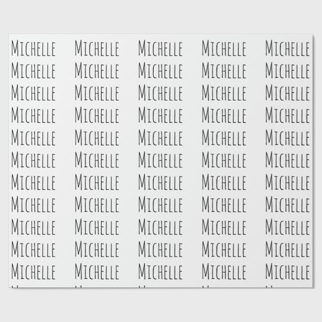 Professionell Modern Minimalistisch Einfach Eigene Geschenkpapier (Flach)