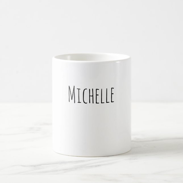 Professionell Modern Minimalistisch Einfach Eigene Kaffeetasse (Mittel)