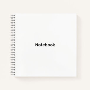 Professionell Personalisiert Modern Minimalistisch Notizbuch