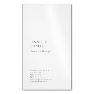 Professionell schlicht minimalist modern trendy magnetische visitenkarte