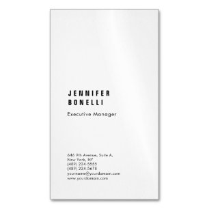 Professionell schlicht minimalist modern trendy magnetische visitenkarte