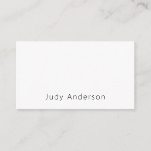 Professionell Schlicht Modern Elegant Ihr Name Begleitkarte