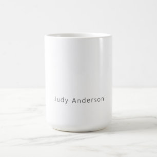 Professionell Schlicht Modern Elegant Ihr Name Kaffeetasse