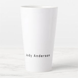 Professionell Schlicht Modern Elegant Ihr Name Milchtasse