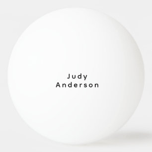Professionell Schlicht Modern Elegant Ihr Name Tischtennisball
