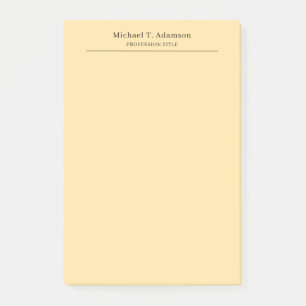 Professionell stilvoll elegante schlichte moderne post-it klebezettel