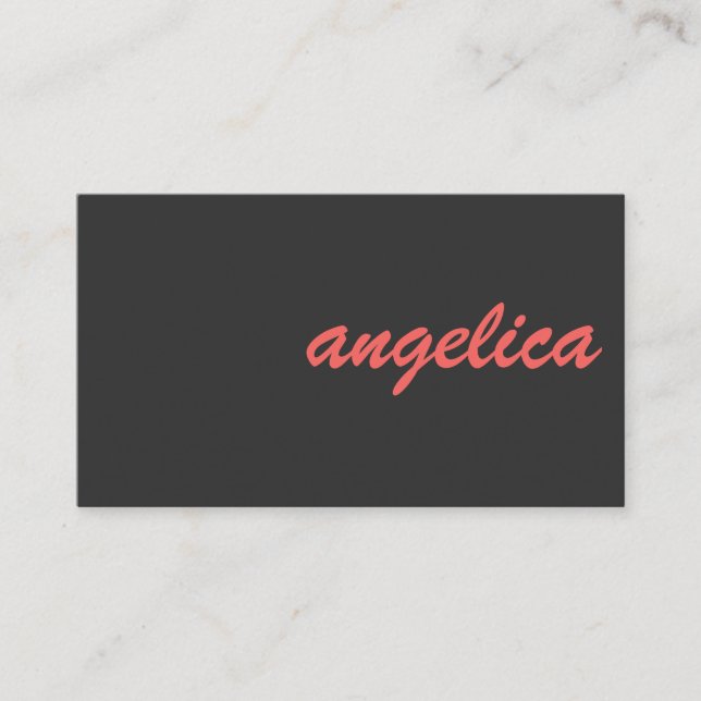 Professionell stilvoll visitenkarte (Vorderseite)