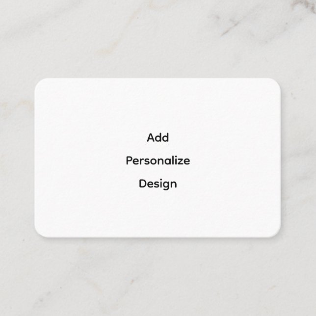 Professionelle 3,5" x 2,0 flache Terminkarte (Vorderseite)