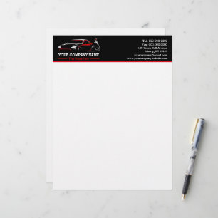 Professionelle Autolackiererei Automotive Briefbogen
