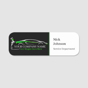 Professionelle Autolackiererei Automotive Namensschild