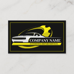 Professionelle Autoreparatur, Automechaniker Visitenkarte
