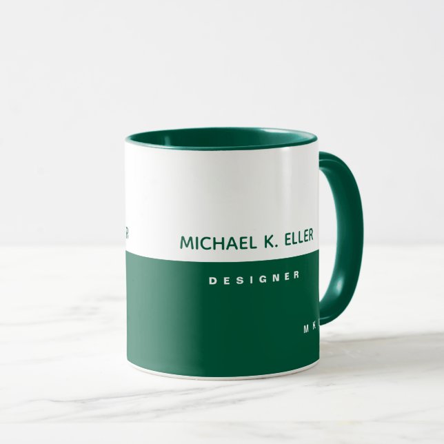 Professionelle Combo-Tasse mit Name - Designer Tasse (VorderseiteRechts)