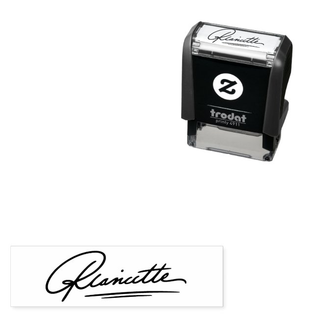 Professionelle Executive-Eigene Unterschrift Permastempel (Beispiel)