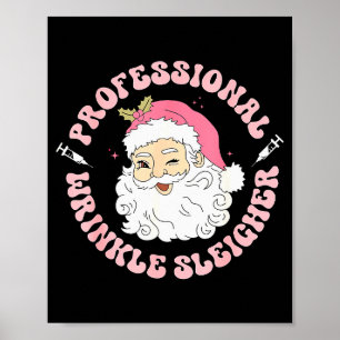 Professionelle Faltenvernichterin Botox-Injektions Poster