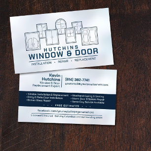 Professionelle Fenster- und Türinstallation Repara Visitenkarte