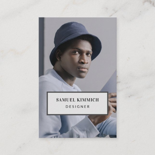 Professionelle Foto Visitenkarte (Vorderseite)