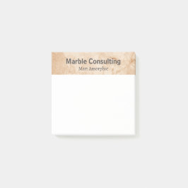 Professionelle geologische Beratung Marble Post-it Klebezettel