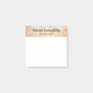 Professionelle geologische Beratung Marble Post-it Klebezettel