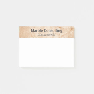 Professionelle geologische Beratung Marble Post-it Klebezettel