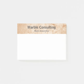 Professionelle geologische Beratung Marble Post-it Klebezettel
