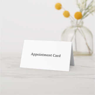 Professionelle Geschäftskarte horizontal gefaltet Terminkarte