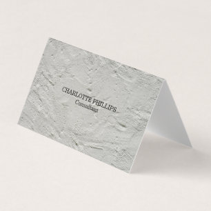 Professionelle graue Wandtextur minimalist schlich Visitenkarten