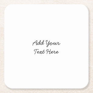 Professionelle Handschrift Text modern Rechteckiger Pappuntersetzer