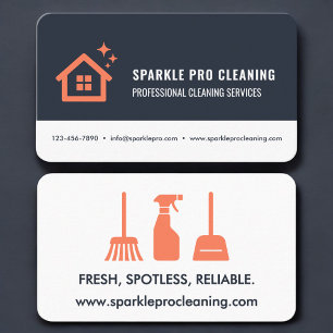 Professionelle Hausreinigung Visitenkarte