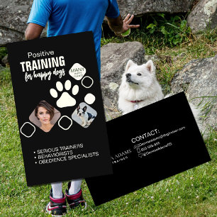 Professionelle Hundetrainer-Dienstleistungen Wel Visitenkarte
