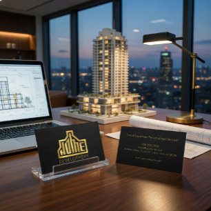 Professionelle Immobilien-Visitenkarte Visitenkarte