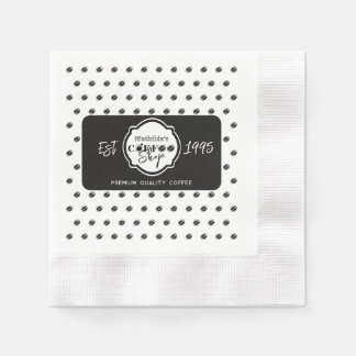 Professionelle Kaffeehaus-Personalisierung Logo Sc Serviette