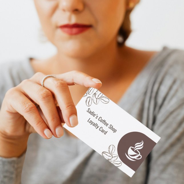 Professionelle Kundenkarte für Coffeeshops - indiv Visitenkarte (Von Creator hochgeladen)