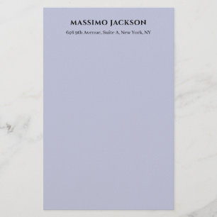 Professionelle lila Farbe modernes minimalistische Briefpapier