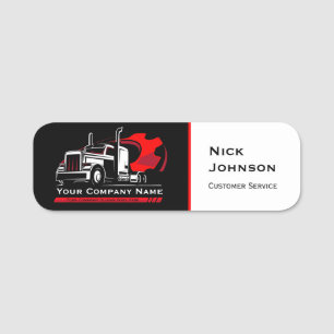 Professionelle LKW-Transportunternehmen-Reparatur Namensschild
