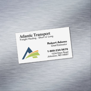 Professionelle magnetische Visitenkarte mit Logo