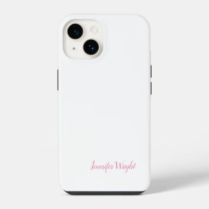 Professionelle minimalistische Handschrift feminin iPhone 14 Hülle